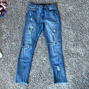 Black label ripped jeans size 5